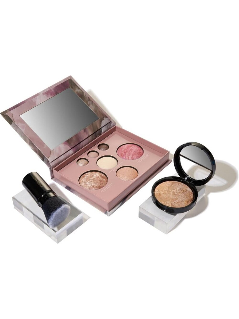 Baked Makeup Starter Kit: Balance n Brighten, Best Palette & Kabuki Brush Set